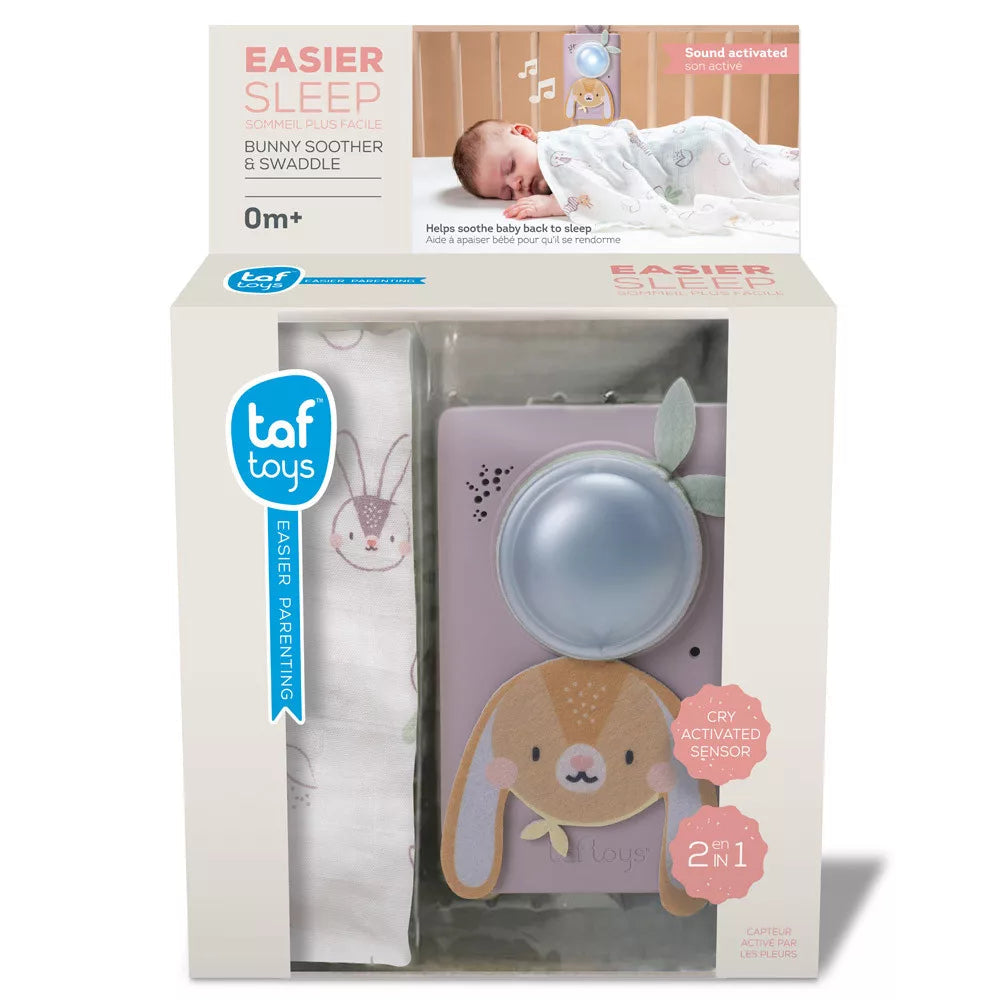 Taf Toys set lmapa de veghe muzicala cu paturica 0m+ Bunny Imagine principală a produsului