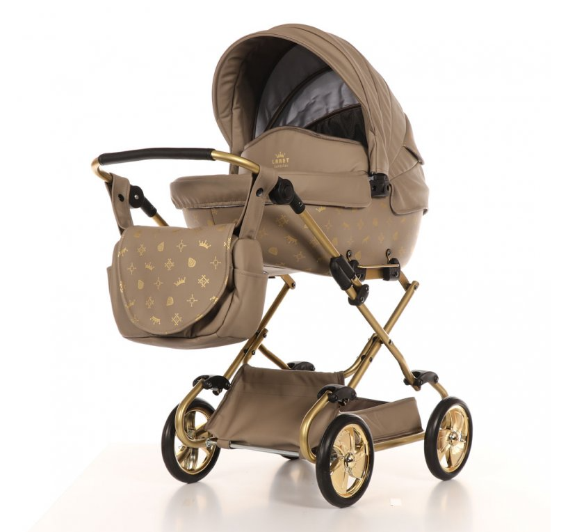 Tako carucior pentru papusi Sunline Mini 3 ani+, Imperial Gold 01 Imagine principală a produsului