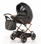 Tako carucior pentru papusi Sunline Mini 3 ani+, Imperial Golden 01