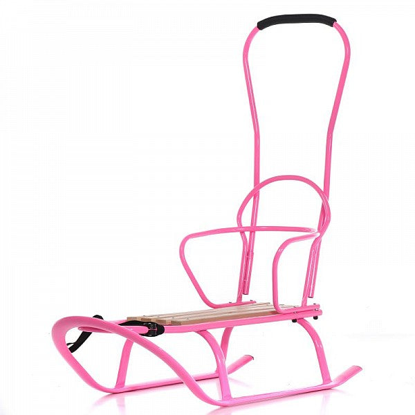 Tako sanie copii Fluo cu spatar si maner 6m+, Pink 01 01 Imagine principală a produsului