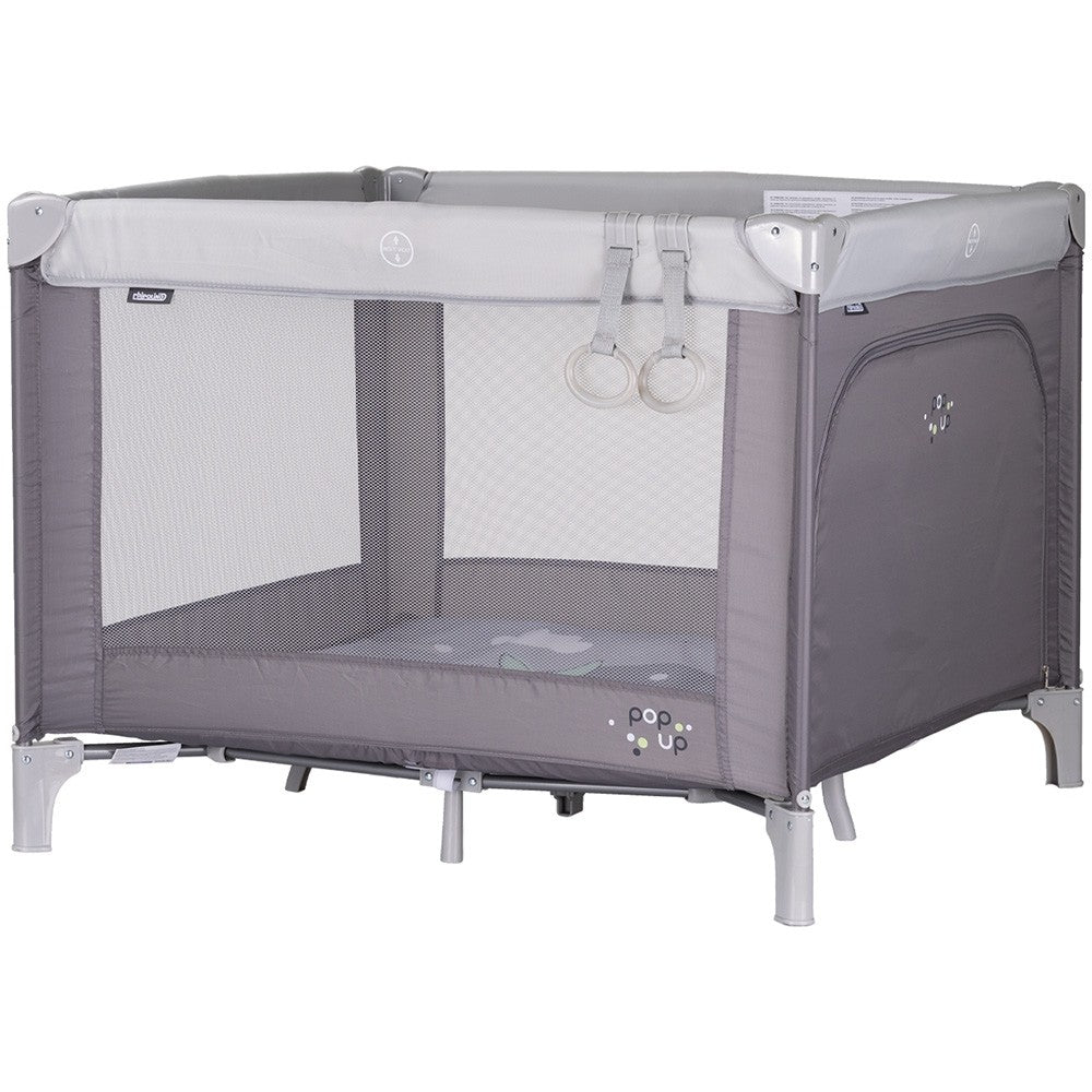 Chipolino tarc de joaca pliabil Pop Up 0m+ Hippo grey Imagine principală a produsului