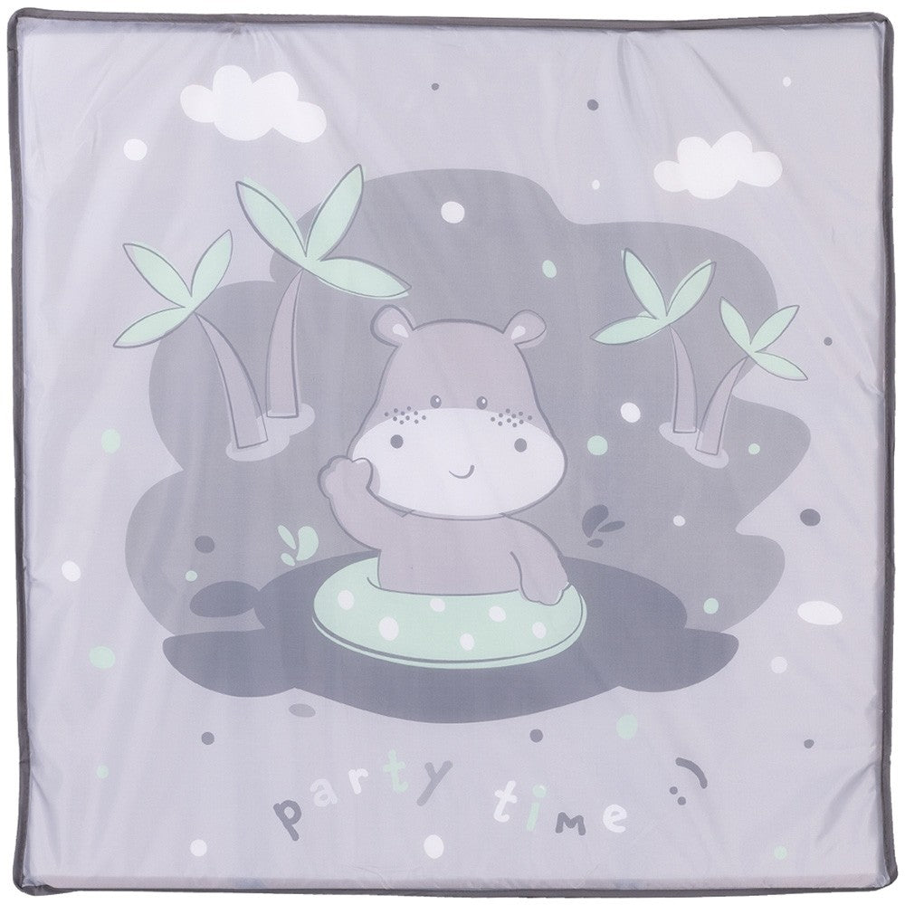 Chipolino tarc de joaca pliabil Pop Up 0m+ Hippo grey