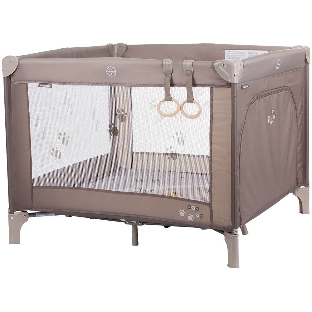 Chipolino tarc de joaca pliabil Pop Up 0m+ Tiger beige Imagine principală a produsului