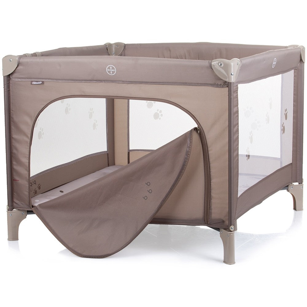 Chipolino tarc de joaca pliabil Pop Up 0m+ Tiger beige