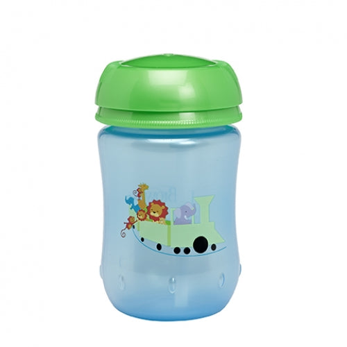 Dr.Brown's Canita cu pai si capac de 270 ml pentru 12m+ Albastru