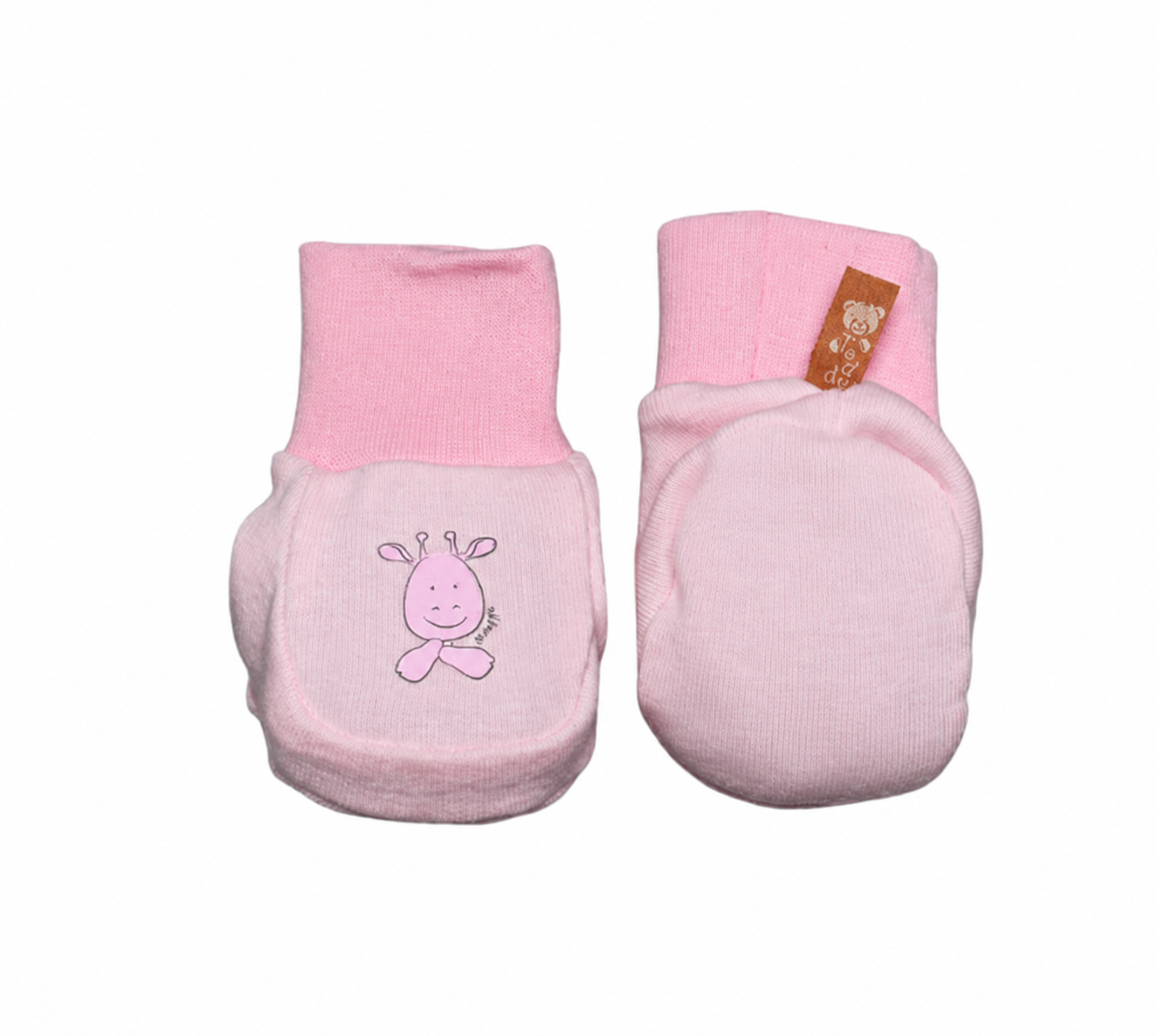 Teddy botosei bebelusi din bumbac, Girafa roz Imagine principală a produsului