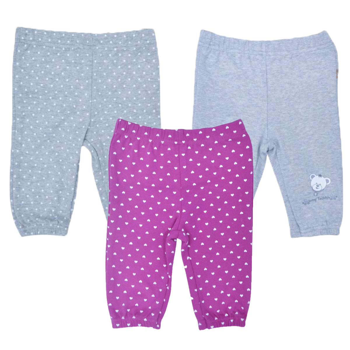 Teddy Pantalonasi cu elastic jos nou nascuti 0m+ 01