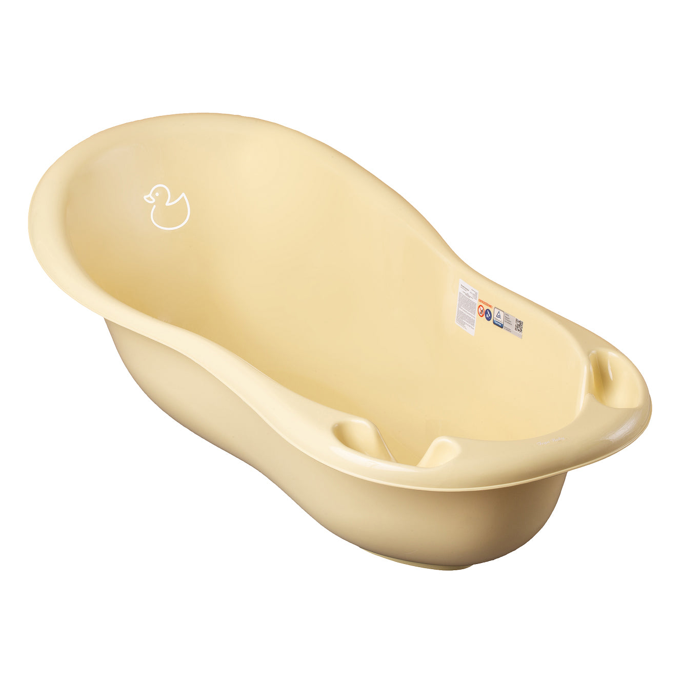 Tega Baby cadita baie 102 cm Ratusca 0m+, Galben 