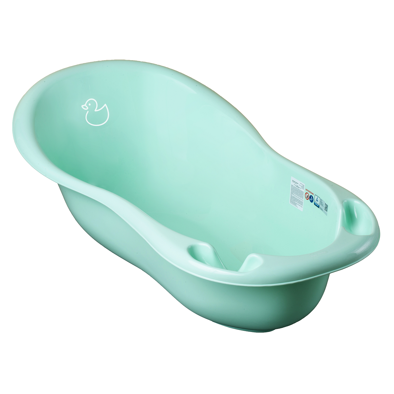 Tega Baby cadita baie 102 cm Ratusca 0m+, Verde DK005