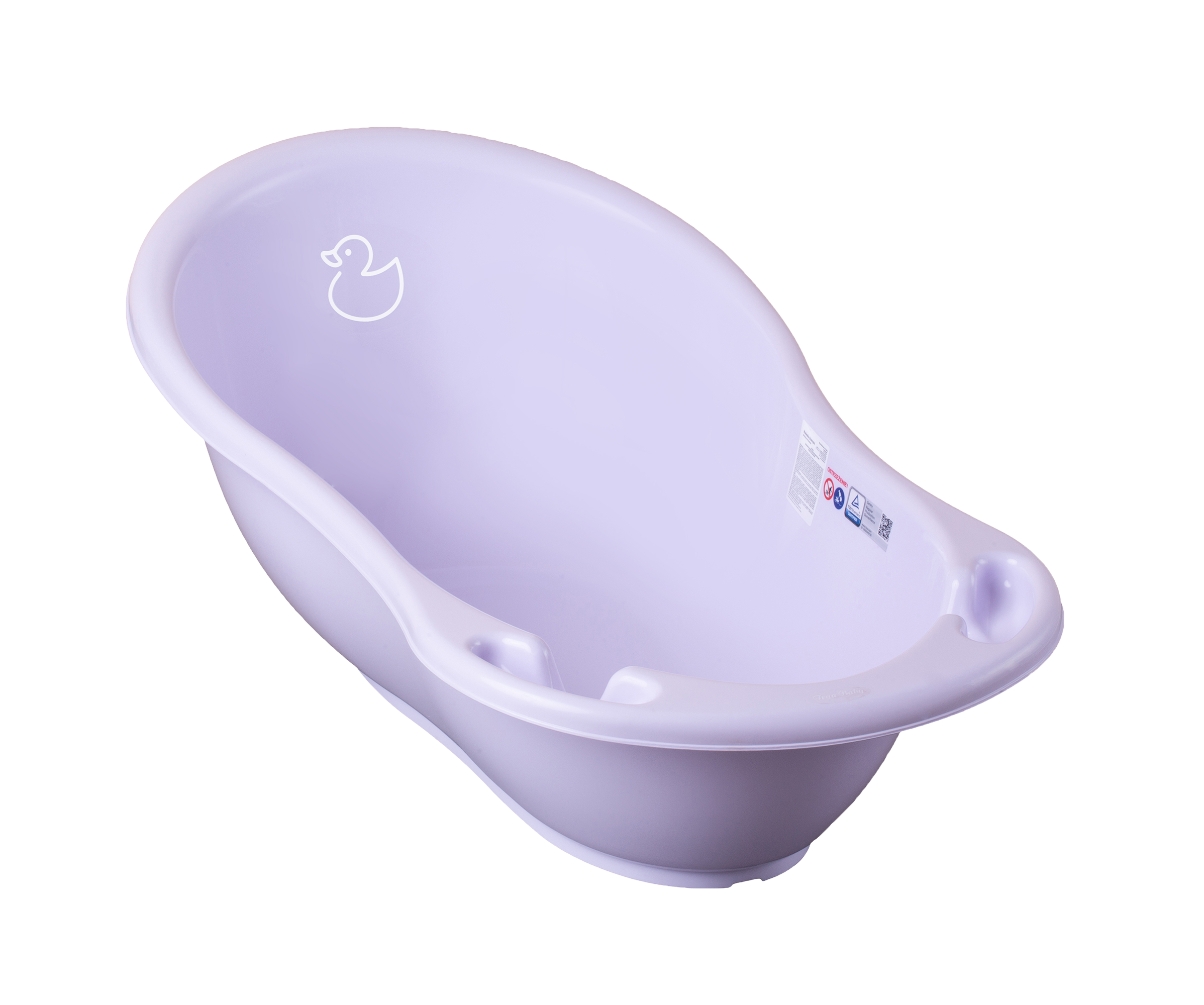 Tega Baby cadita baie 86 cm 0m+, Ratusca Mov 