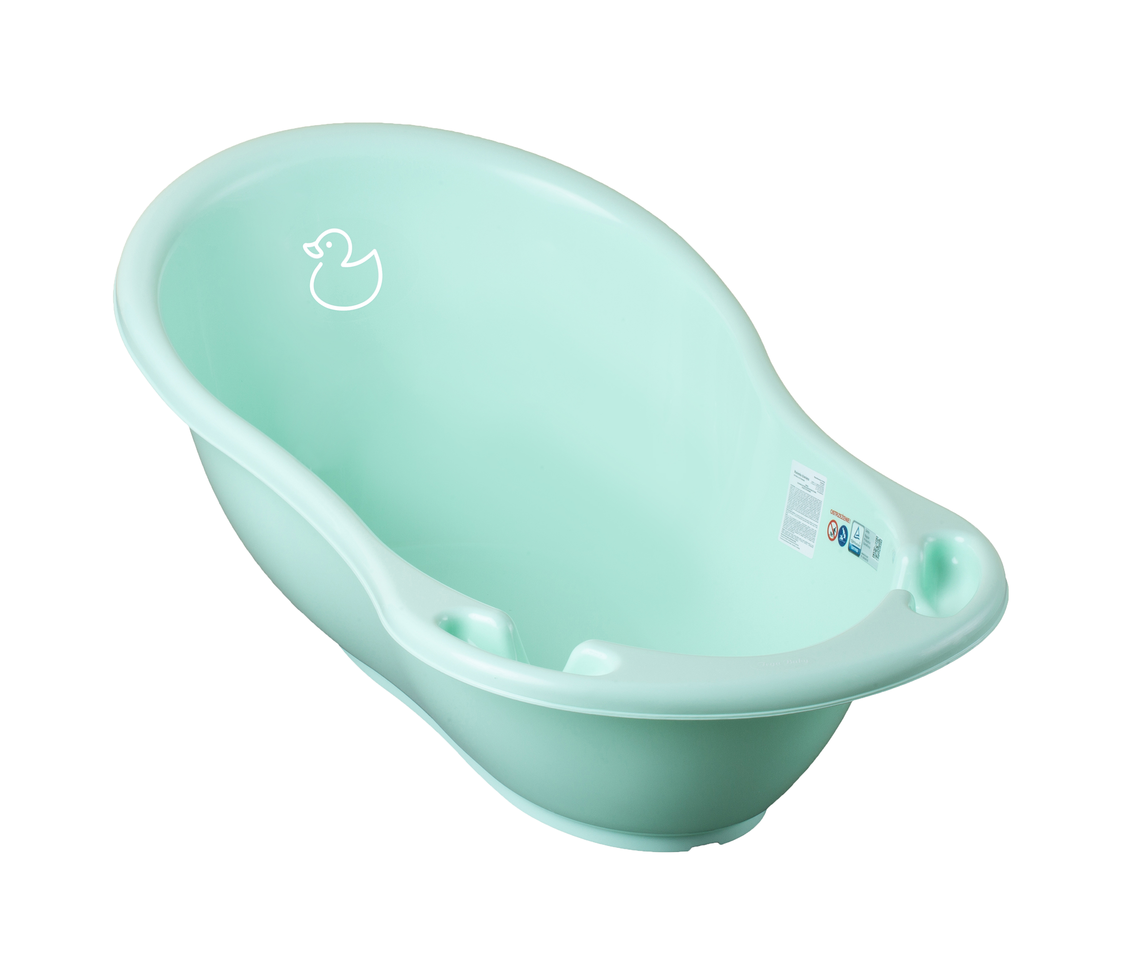 Tega Baby cadita baie 86 cm 0m+, Ratusca Verde 