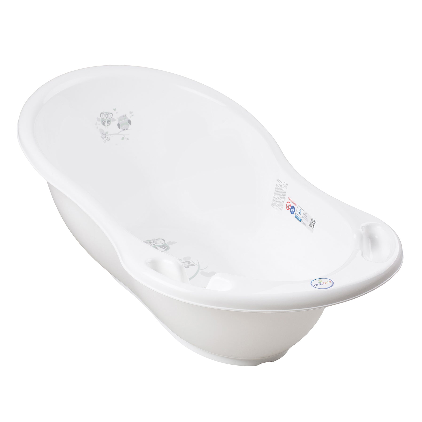 Tega Baby Cadita pentru baie 102 cm Sowa Bufnita alb