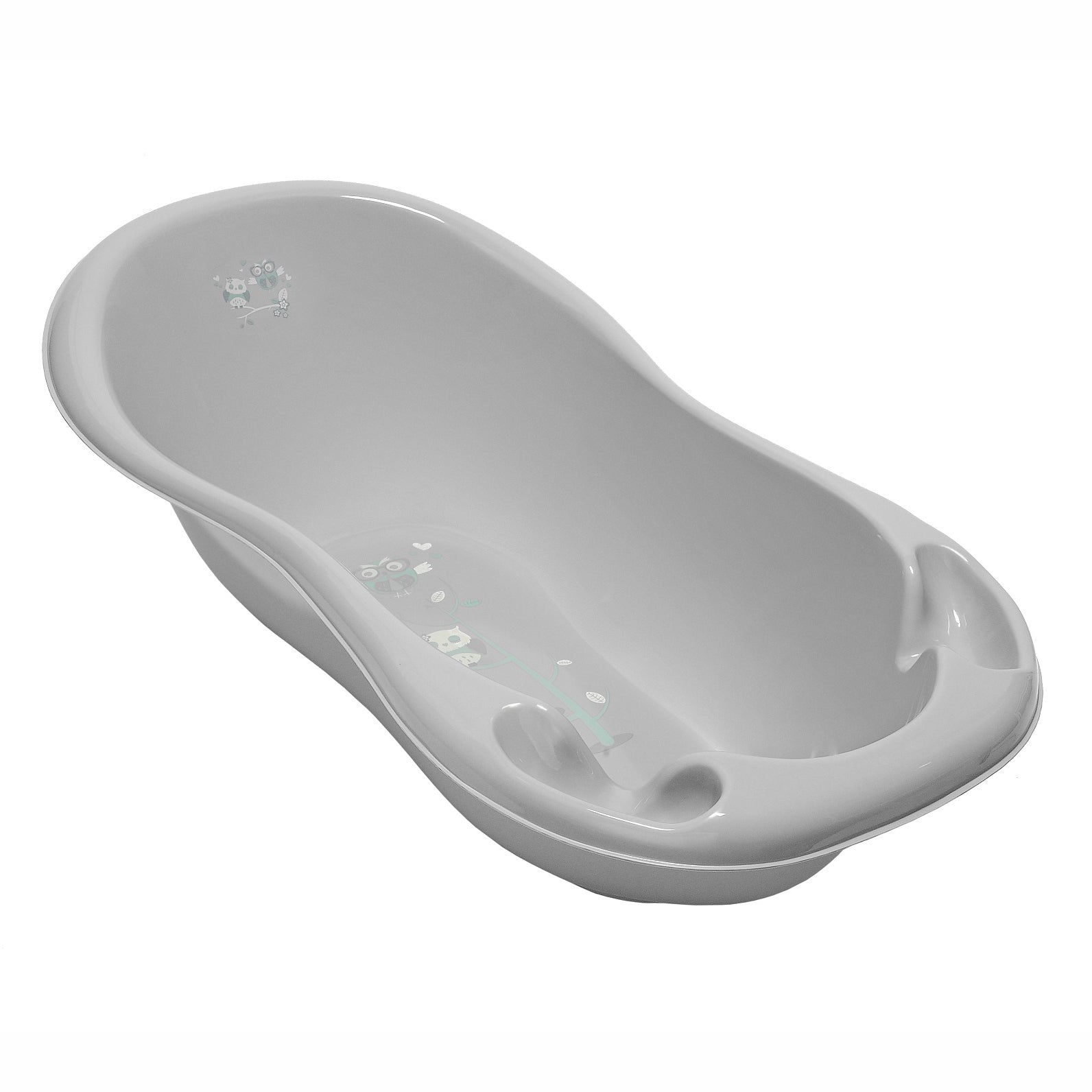 Tega Baby Cadita pentru baie 102 cm Sowa Bufnita gri Imagine principală a produsului