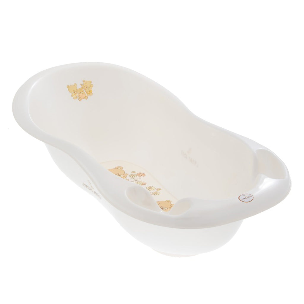 Tega Baby cadita pentru baie 102 cm Ursuleti Alb Perlat Imagine principală a produsului