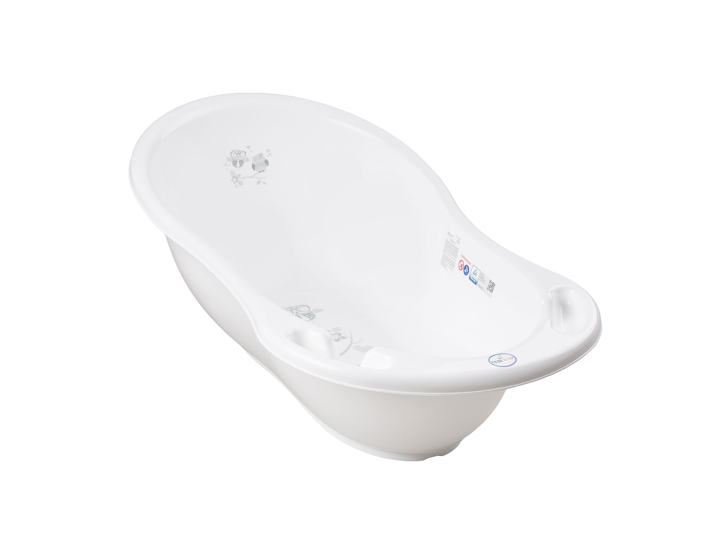 Tega Baby cadita pentru baie 86 cm Bufnita Alb 
