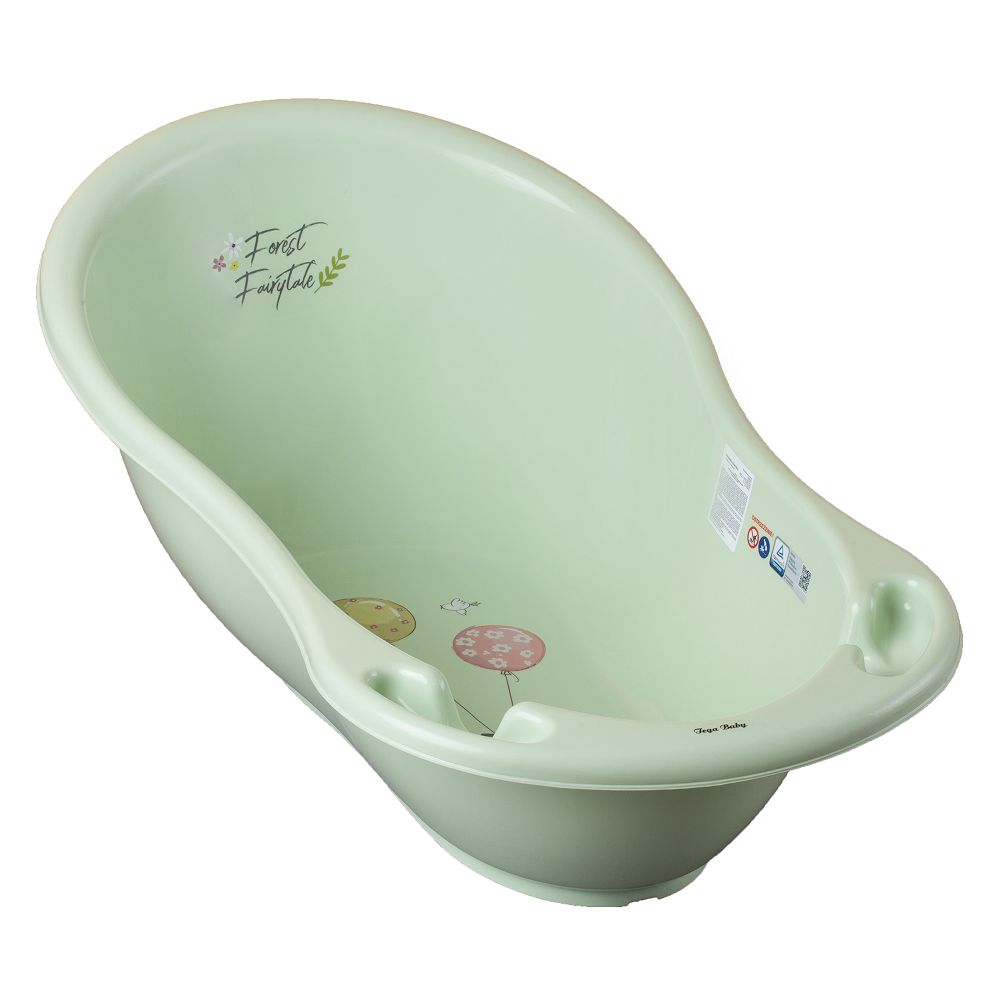 Tega Baby cadita pentru baie 86 cm Forest Fairytale 0m+, Verde Imagine principală a produsului