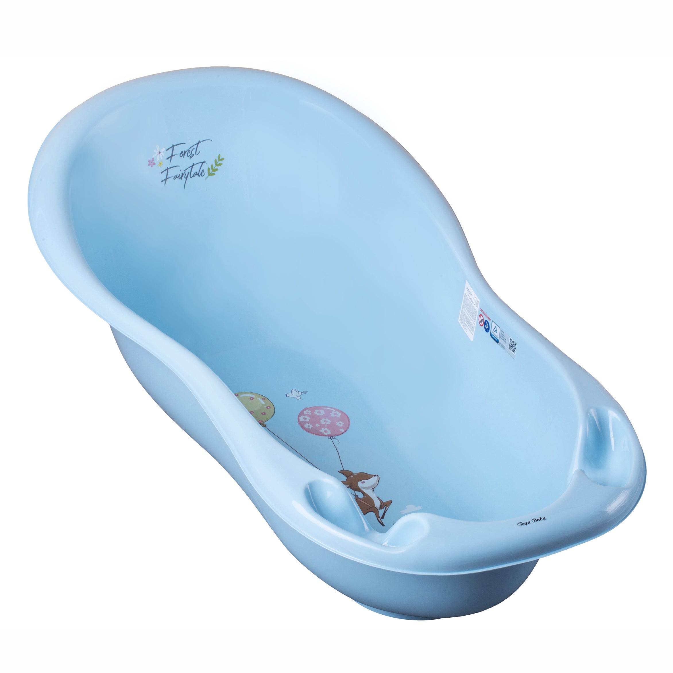 Tega Baby cadita pentru baie Forest Fairytale 0m+, Albastru