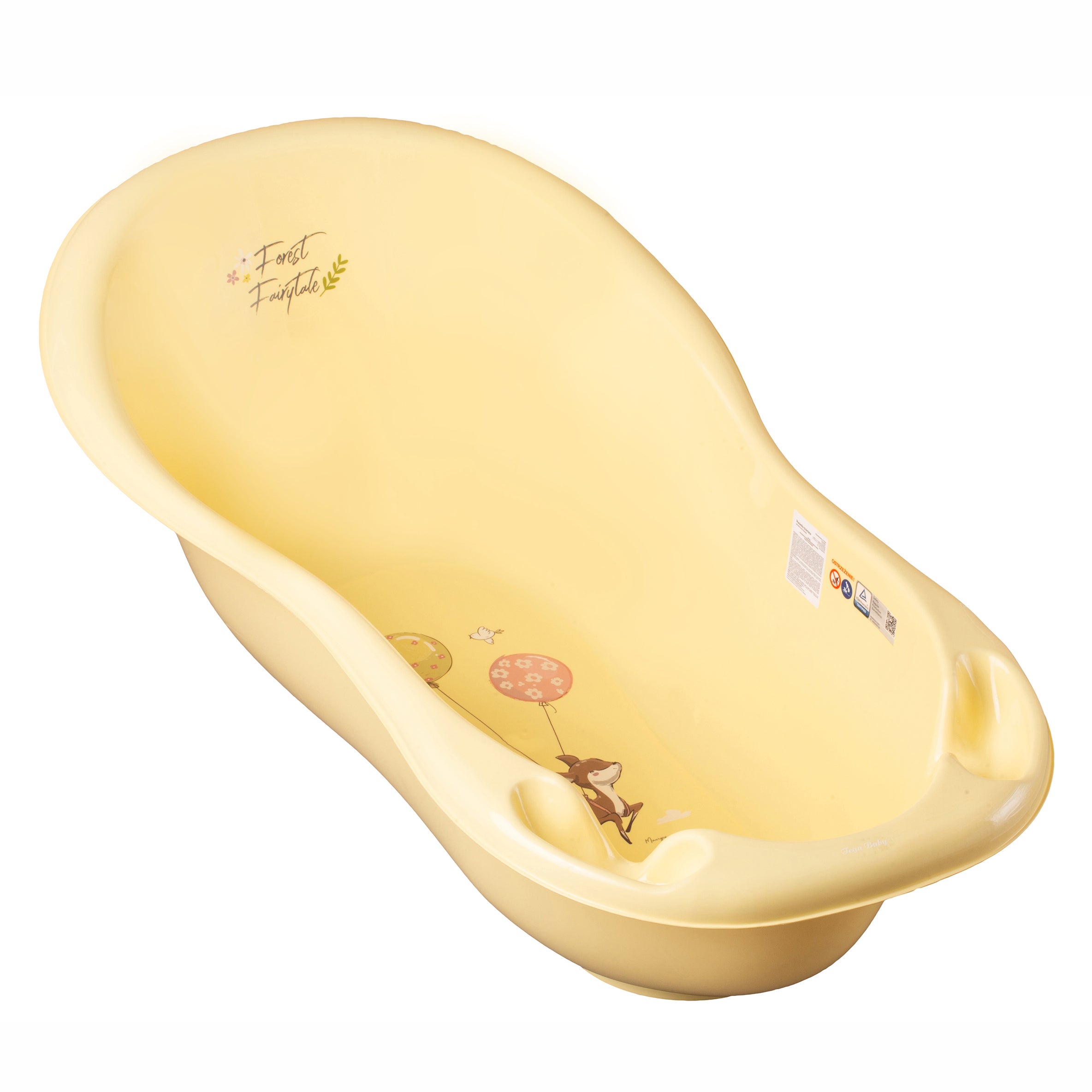 Tega Baby cadita pentru baie Forest Fairytale 0m+, Galben