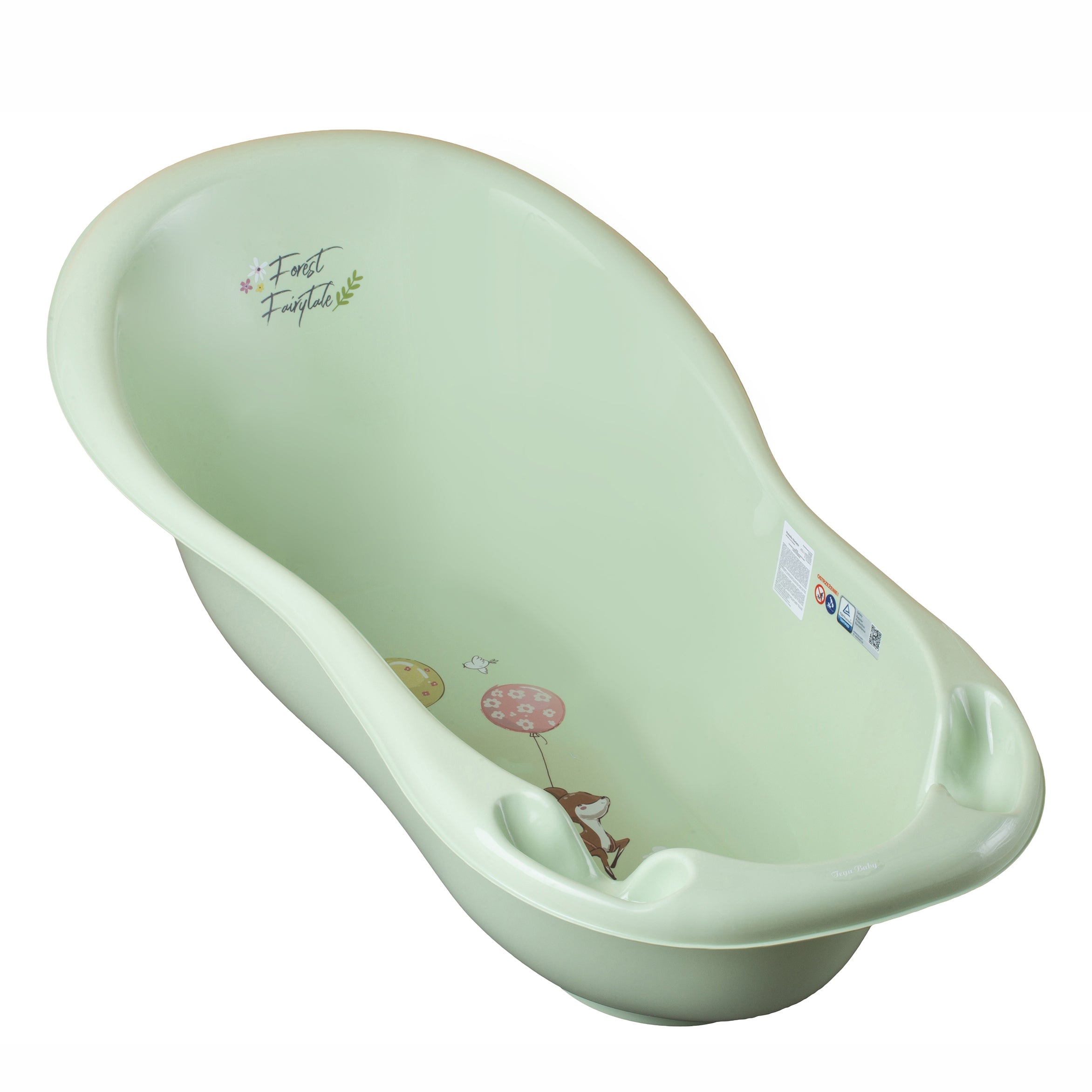 Tega Baby cadita pentru baie Forest Fairytale 0m+, Verde  Imagine principală a produsului