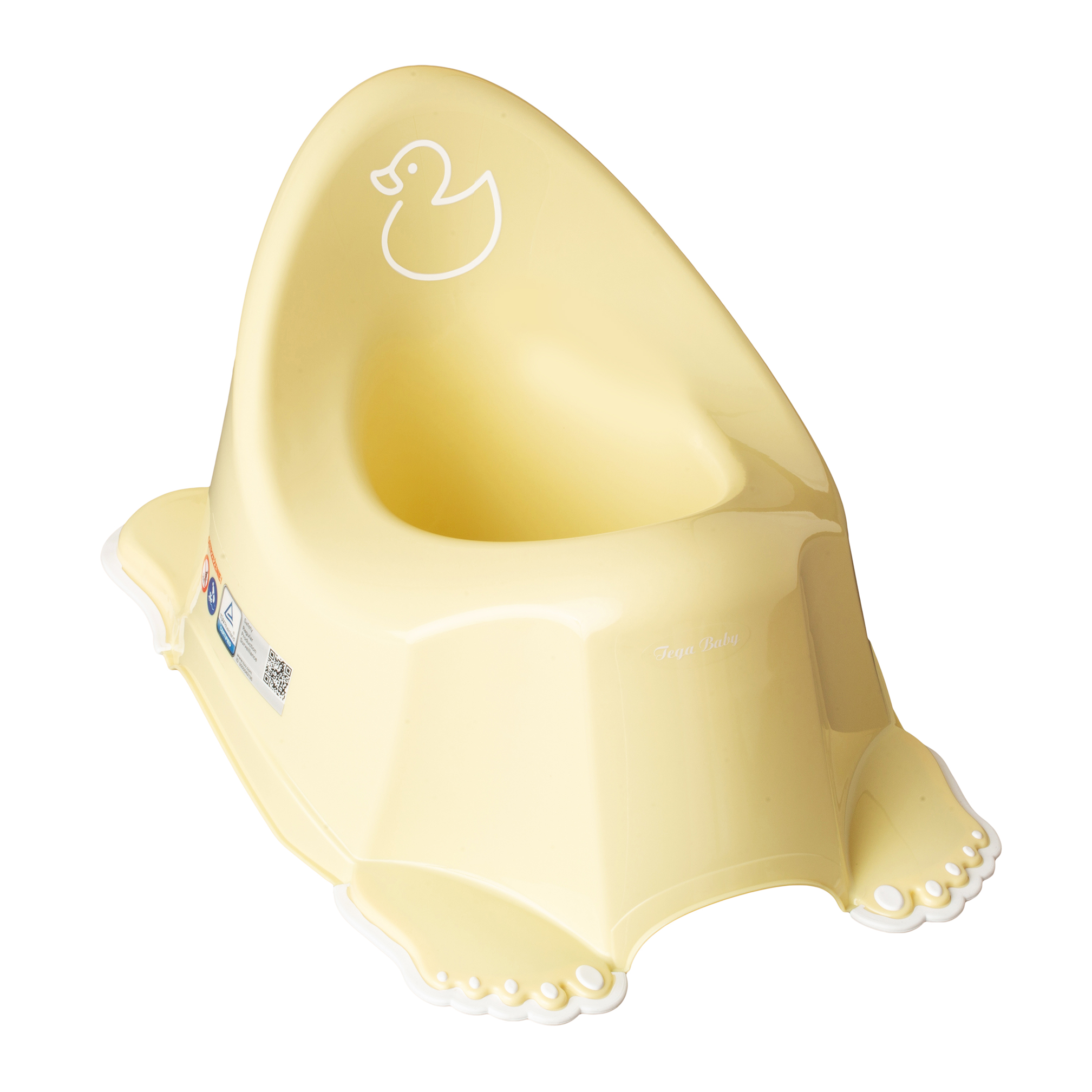 Tega Baby olita muzicala anti-alunecare 6m+ Ratusca, Galben