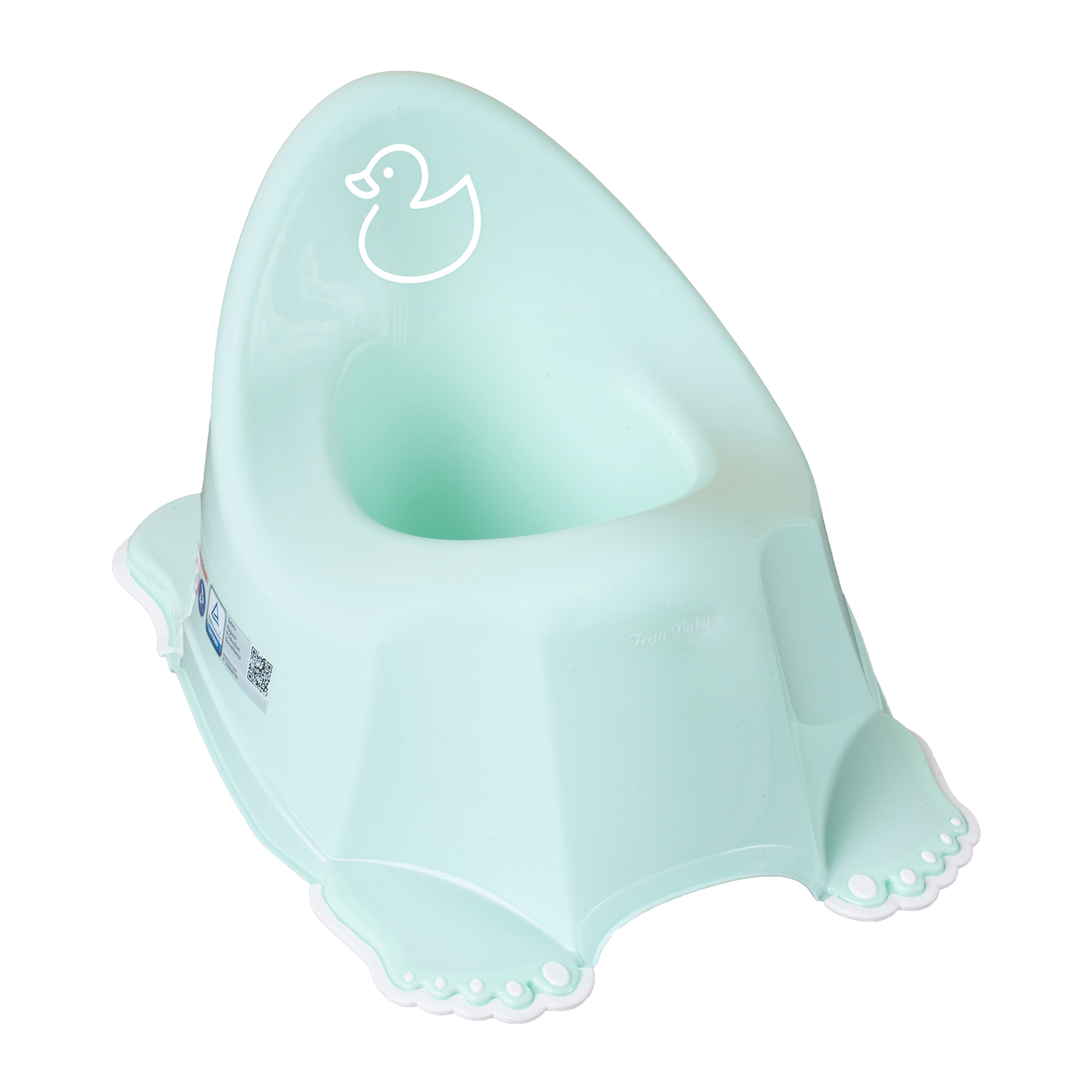 Tega Baby olita muzicala anti-alunecare 6m+ Ratusca, Verde