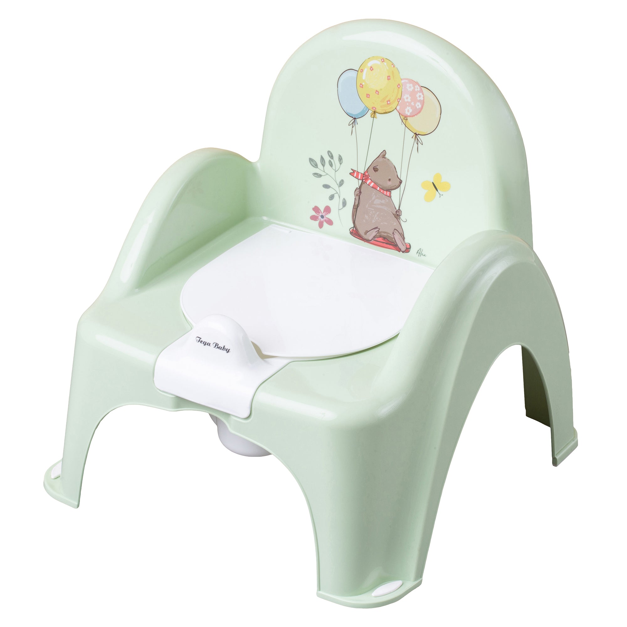 Tega Baby olita muzicala tip scaunel Forest Fairytale 6m+, Verde