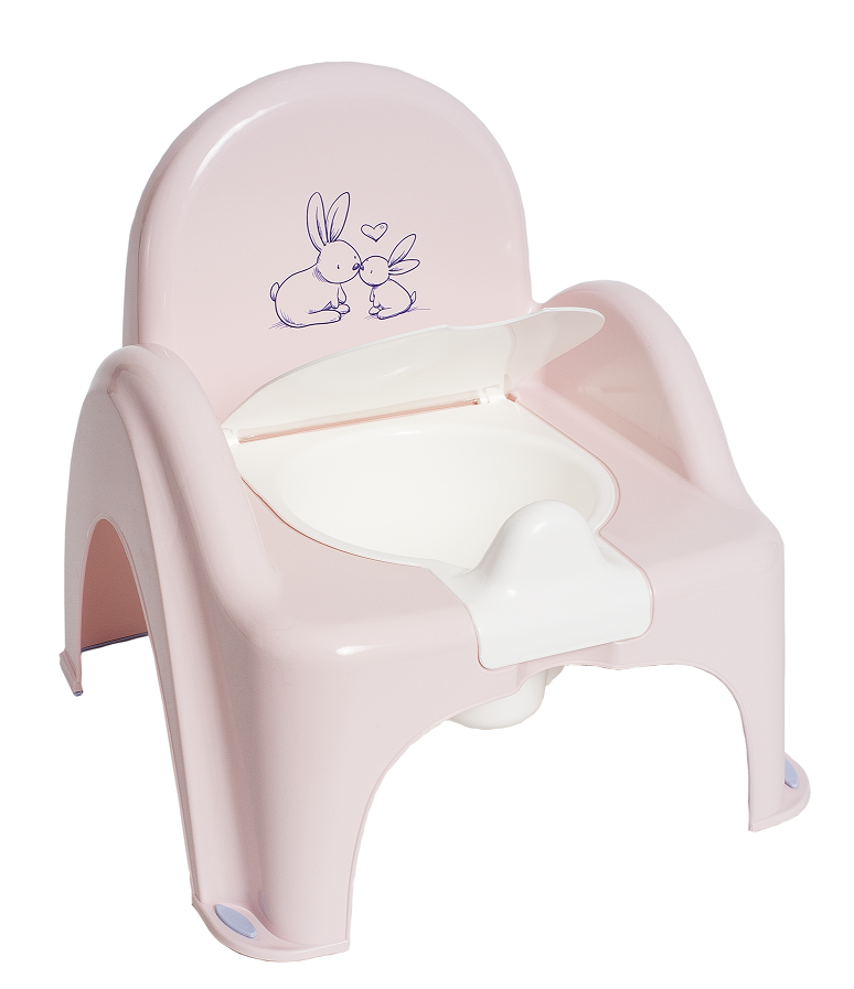 Tega Baby olita muzicala tip scaunel Iepurasi 12m+ Roz PO-065 