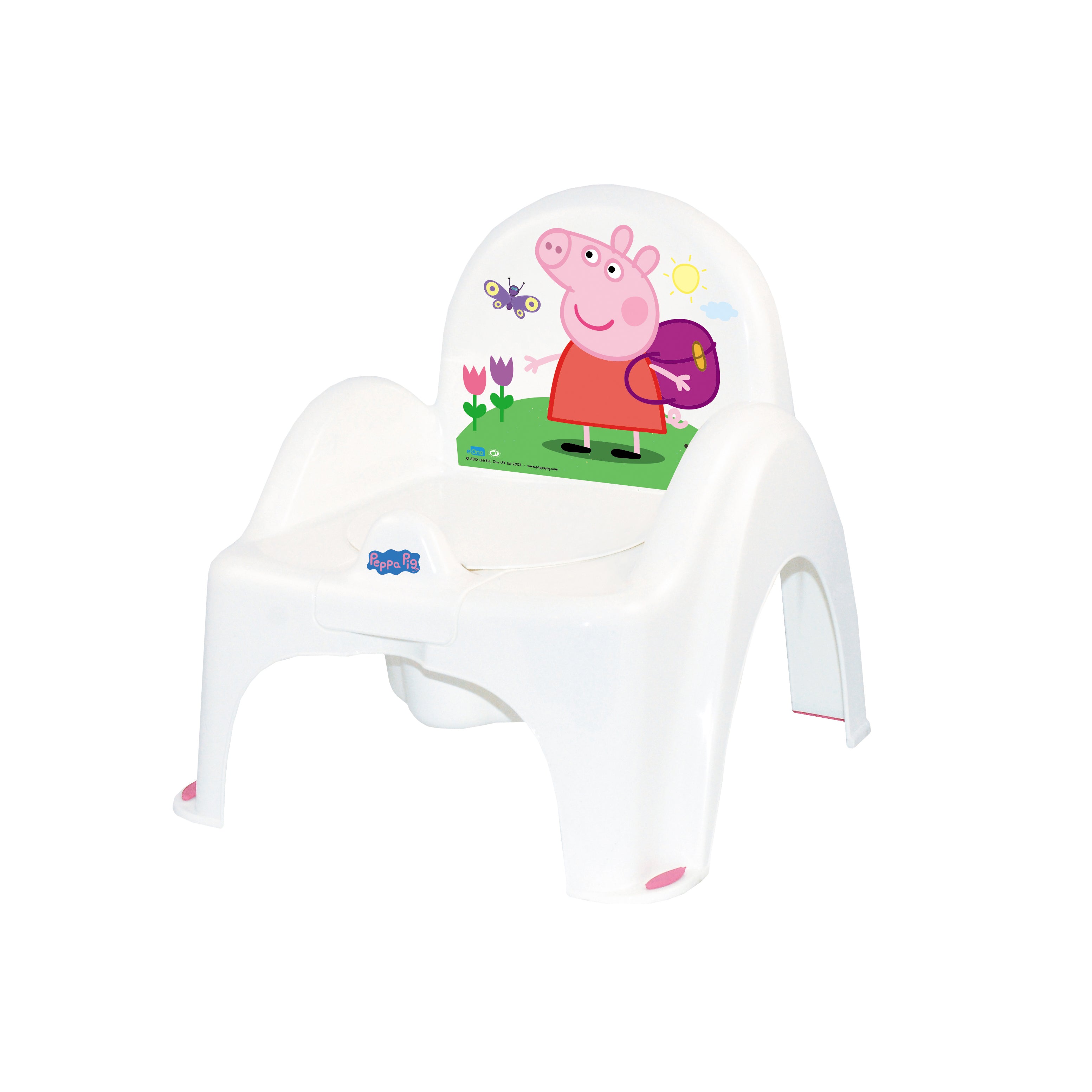 Tega Baby olita tip scaunel 12m+ Peppa Pig, Alb cu roz 