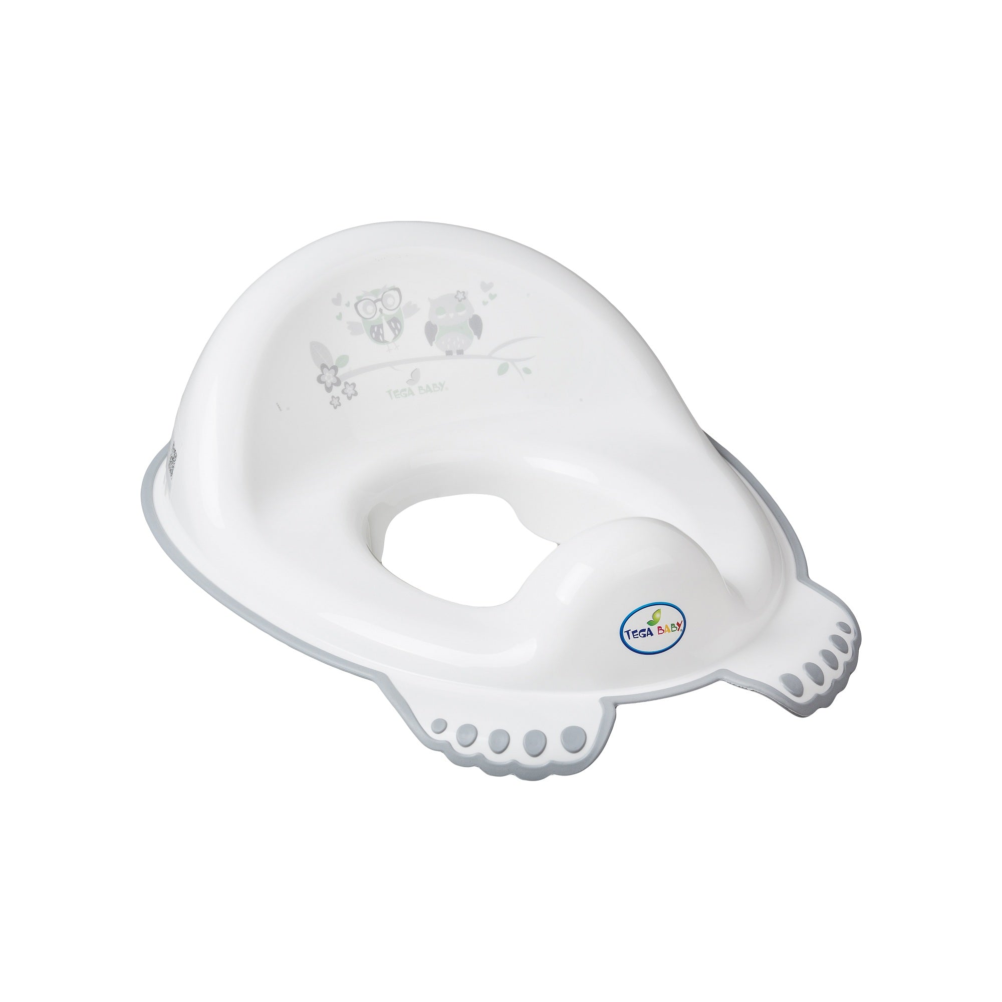 Tega Baby reductor antiderapant toaleta 12m+ Bufnita Alb 