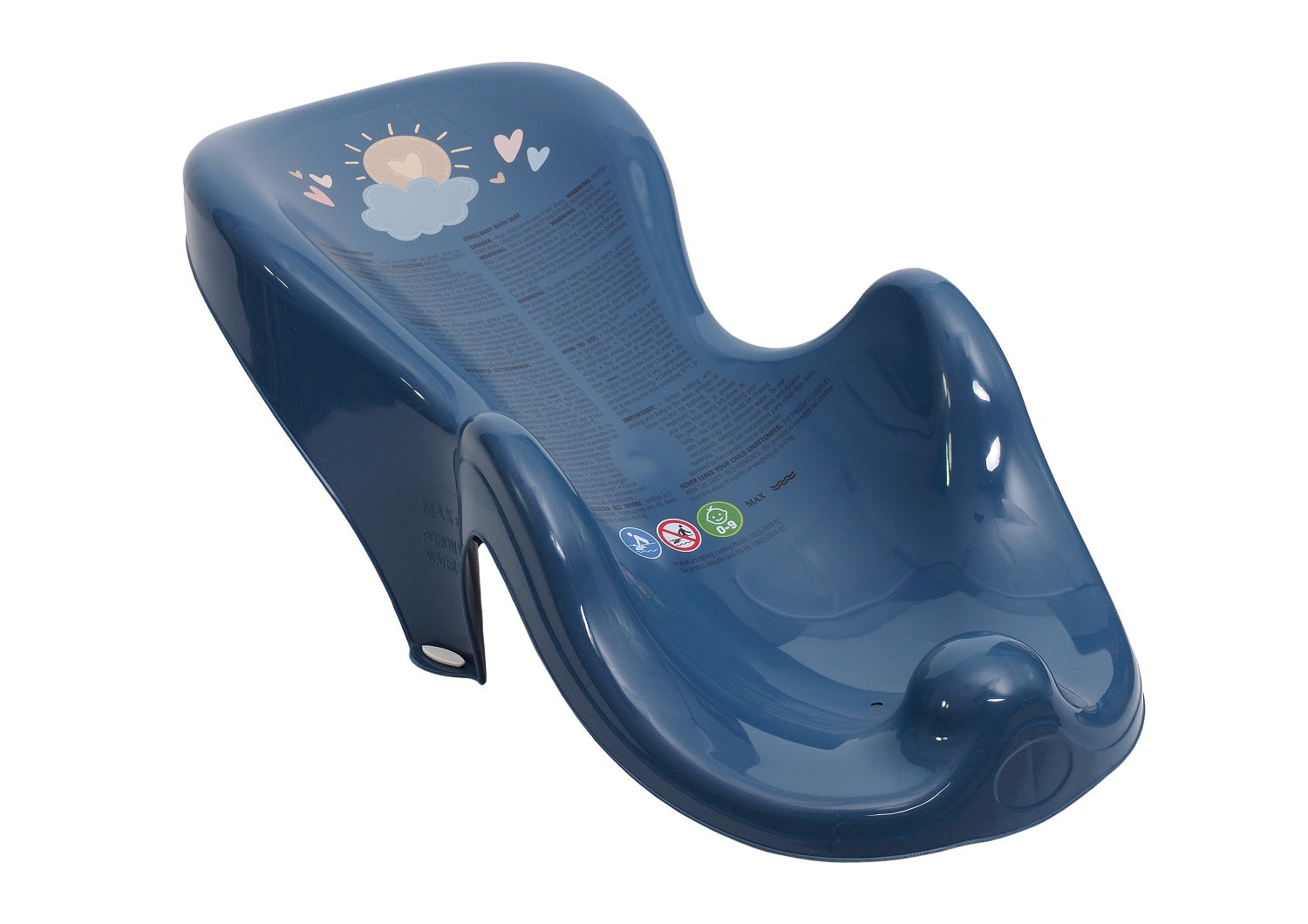 Tega Baby suport baie Meteo 0m+, Granat ME003-164 Imagine principală a produsului