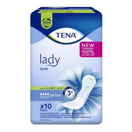 Tena Lady Slim Extra absorbante pentru controlul  incontinentei 10 buc