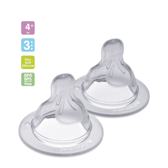 MAM Silk Teat tetina 3 pentru toate tipurile de lichide pentru 4m+