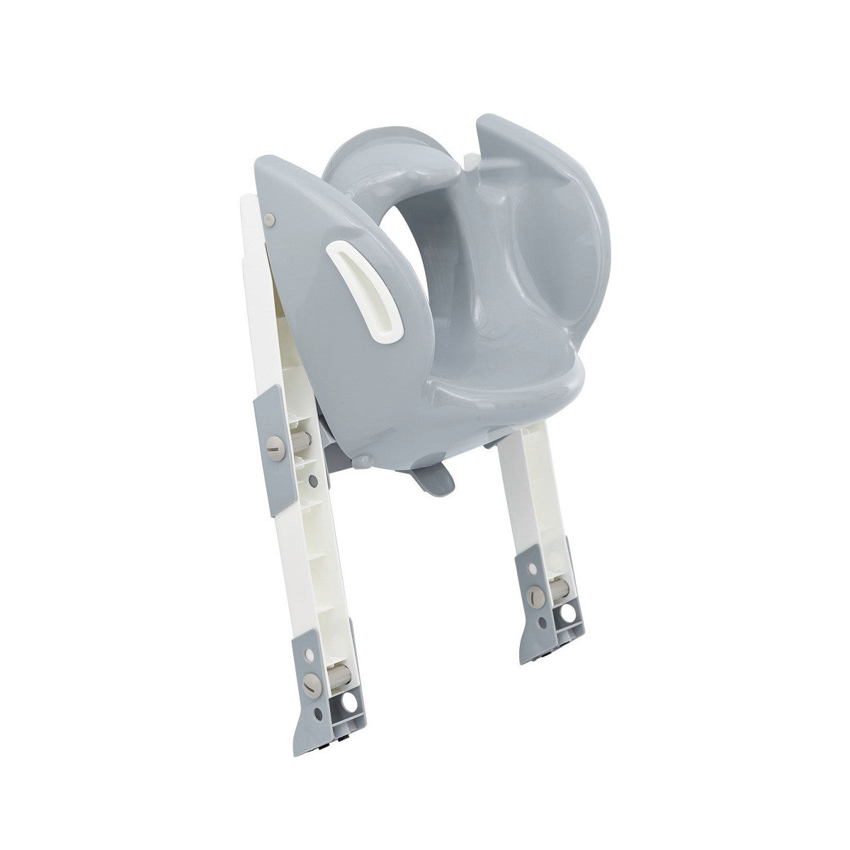 Thermobaby Kiddyloo reductor toaleta cu scara 18m+ Agate-White-Grey