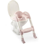 Thermobaby Kiddyloo reductor toaleta cu scara Roz Pudra 01