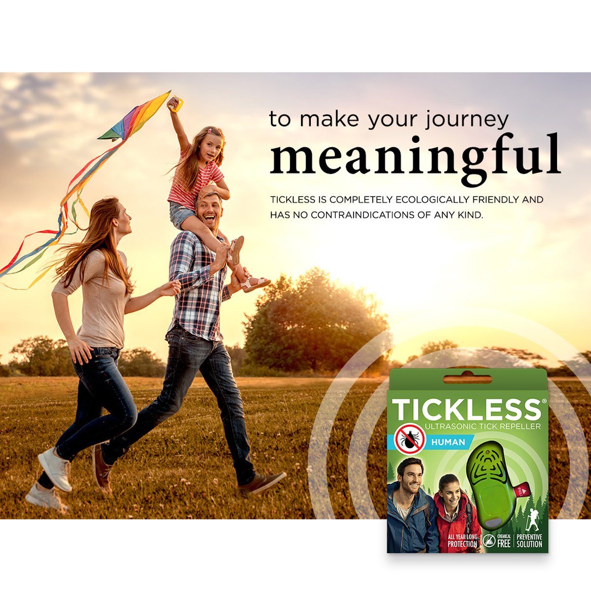 Tickless dispozitiv anti-capuse ultrasonic Human adulti Verde Imagine secundară a produsului