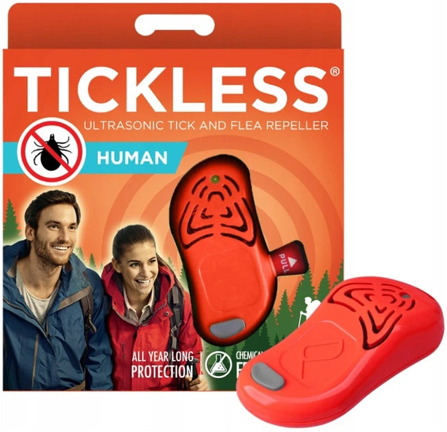 Tickless dispozitiv anti-capuse ultrasonic Human adulti Portocaliu neon Imagine principală a produsului
