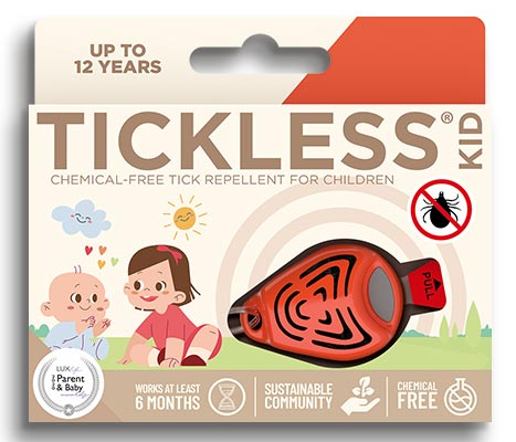 Tickless dispozitiv anti-capuse ultrasonic Human Kid 12 ani+ Portocaliu neon Imagine principală a produsului