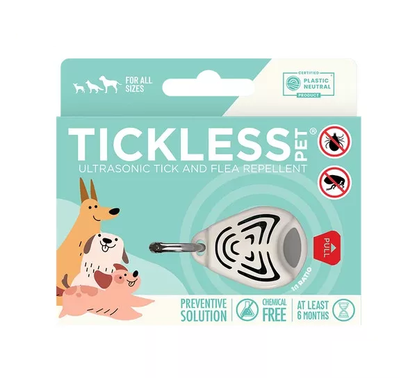 Tickless dispozitiv anti-capuse ultrasonic Pet for all size Bej Imagine principală a produsului