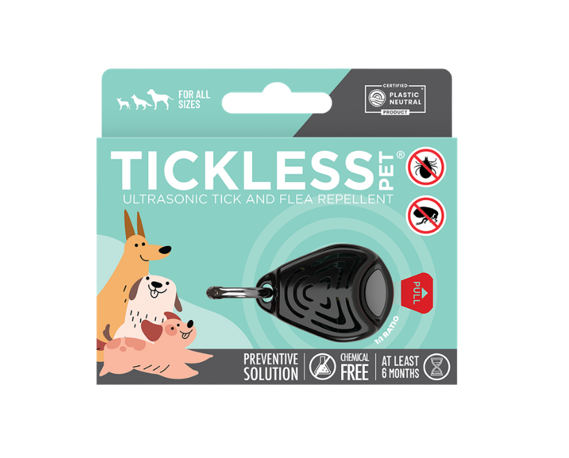 Tickless dispozitiv anti-capuse ultrasonic Pet for all size Negru