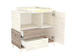 Timba comoda pentru infasat Kloe de 95 cm Cream-Salcie
