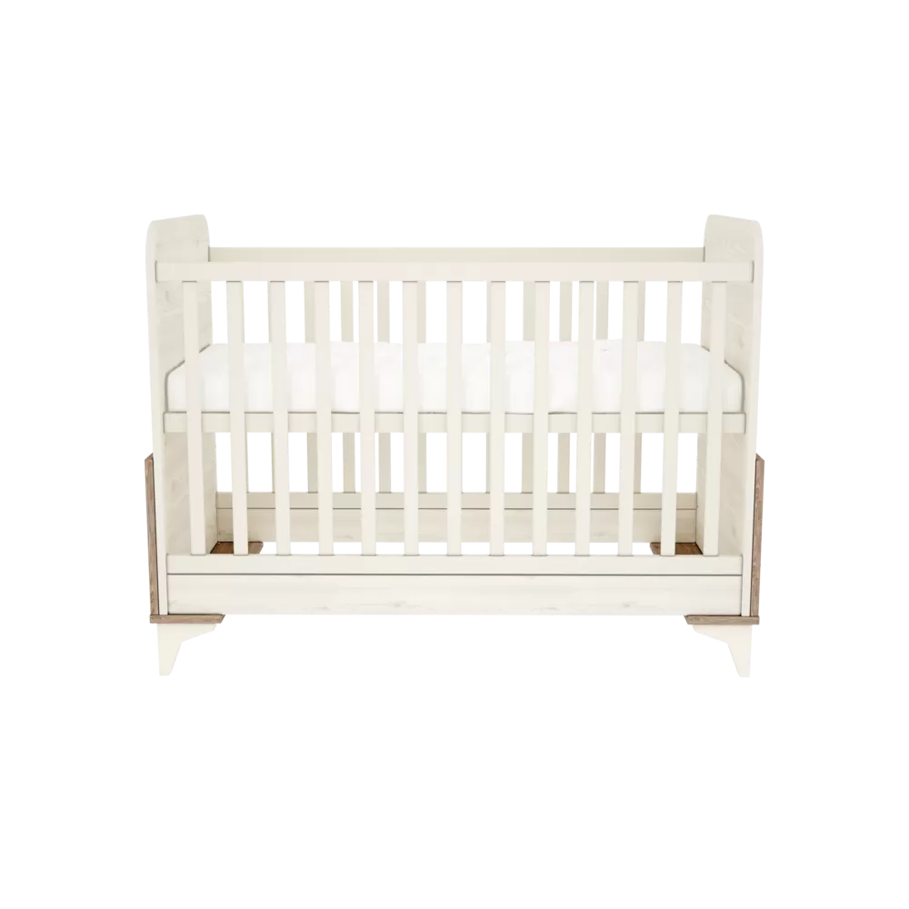 Timba patut din lemn Kloe 60x120 cm Cream-Salcie Imagine secundară a produsului