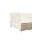 Timba patut din lemn Kloe 60x120 cm Cream-Salcie