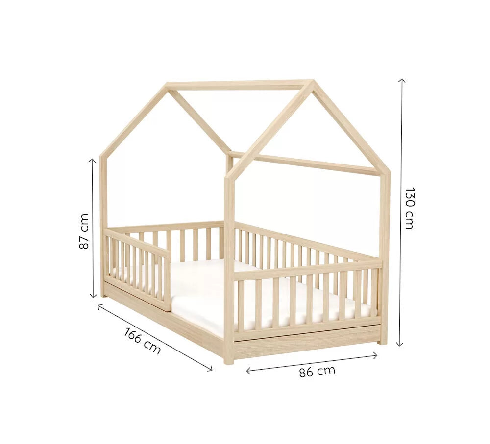 Timba patut tineret Montessori tip casuta 3 ani+