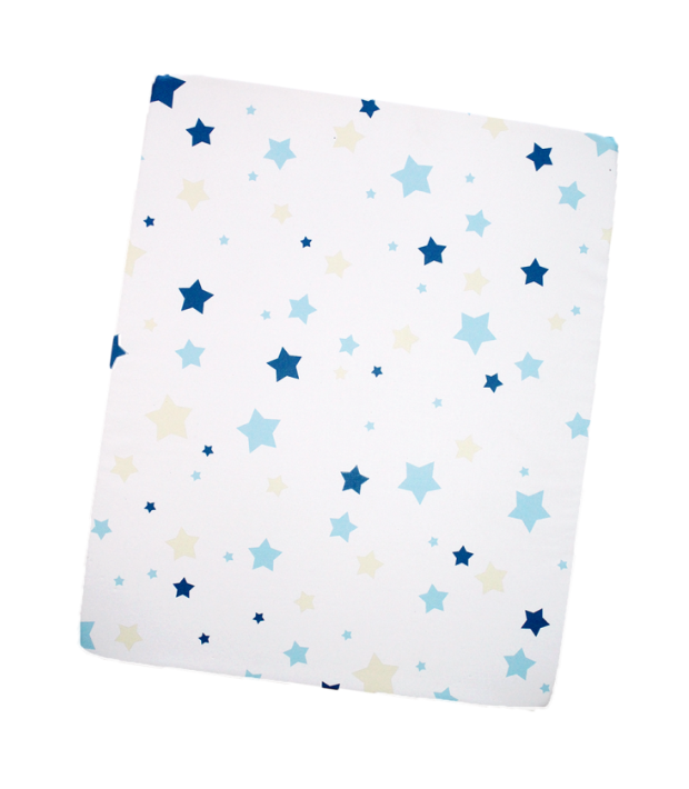 Timba saltea de infasat moale 70x54 cm Stelute Albastre Imagine principală a produsului