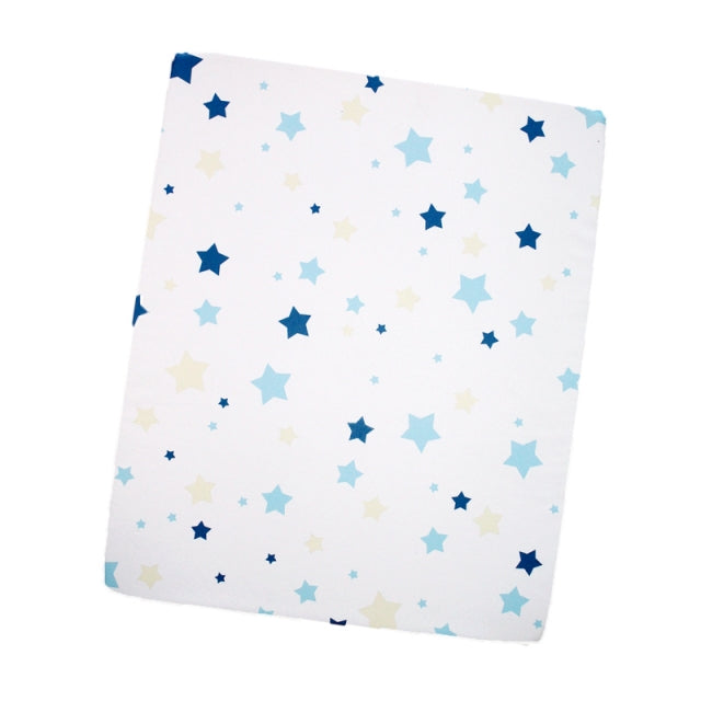 Timba saltea de infasat moale 70x66 cm Stelute albastre