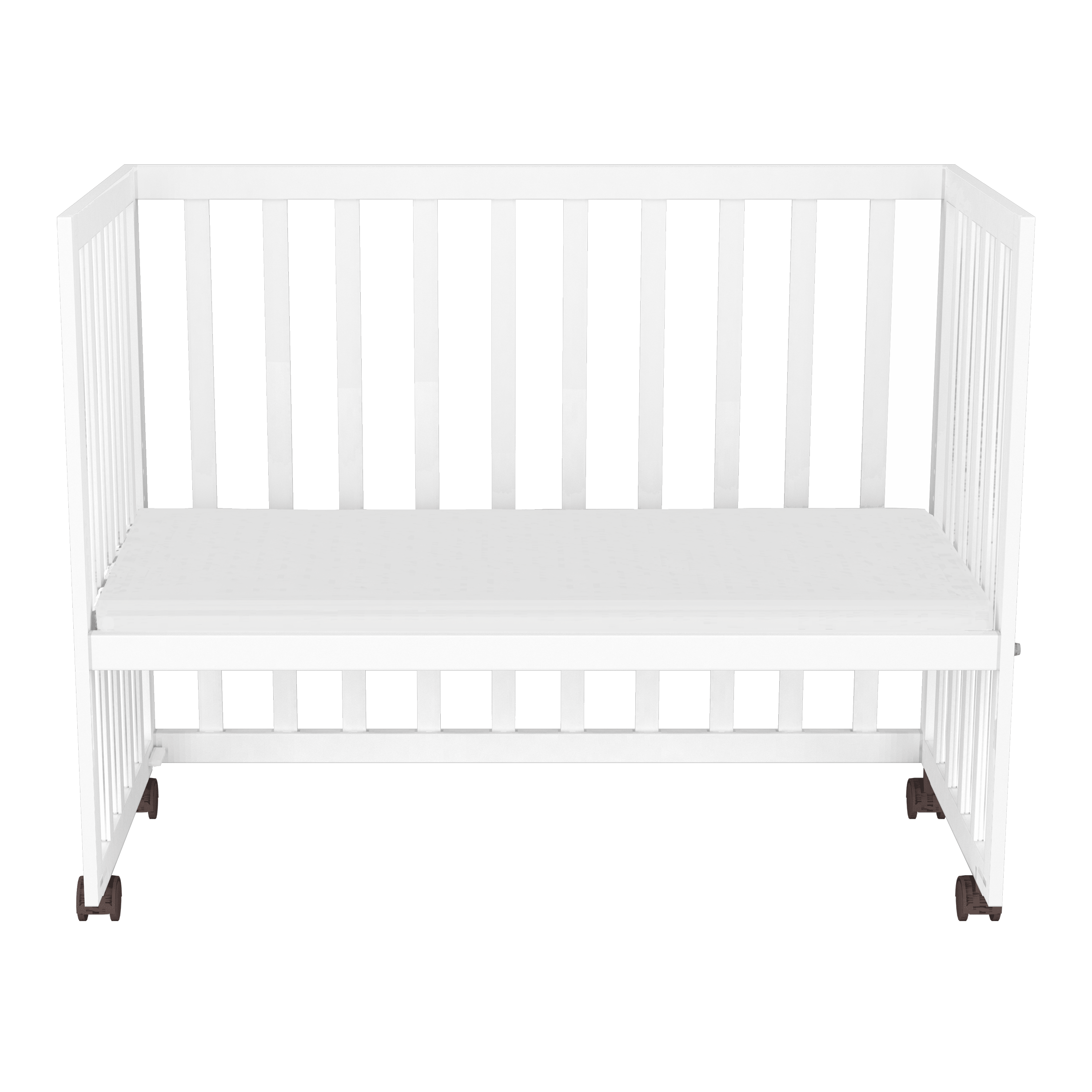 Timba patut co-sleeper Felix 98x50 cm, Alb Imagine secundară a produsului