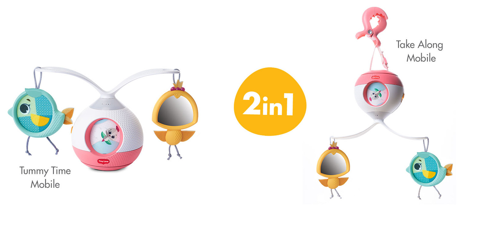 Tiny Love carusel muzical 2in1 Take Along&Tummy Time 01