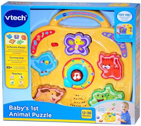 Vtech Jucarie muzicala Puzzle cu animale 12m+