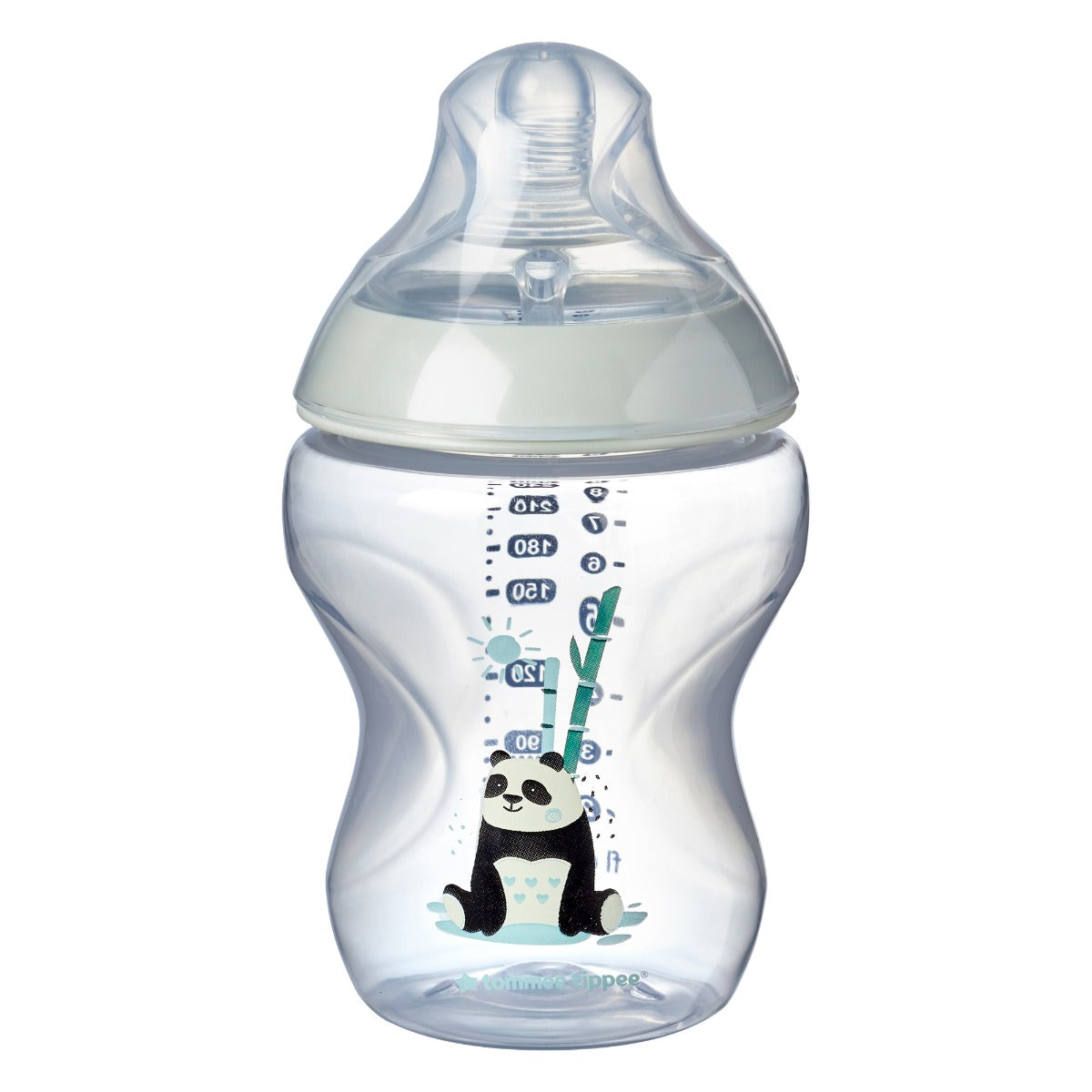 Tommee Tippee biberon 260 ml Closer to Nature 0m+, Panda Imagine principală a produsului