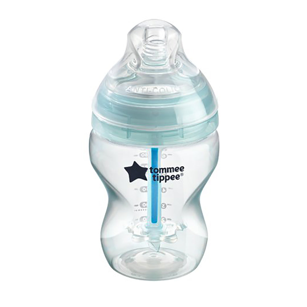 Tommee Tippee Biberon Advanced Anticolic cu sistem de ventilatie si tetina flux lent 260 ml 01